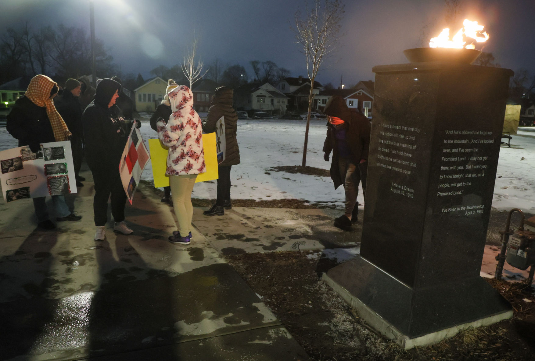 Hammond candlelight march to commemorate the life of Dr. Martin Luther King Jr.